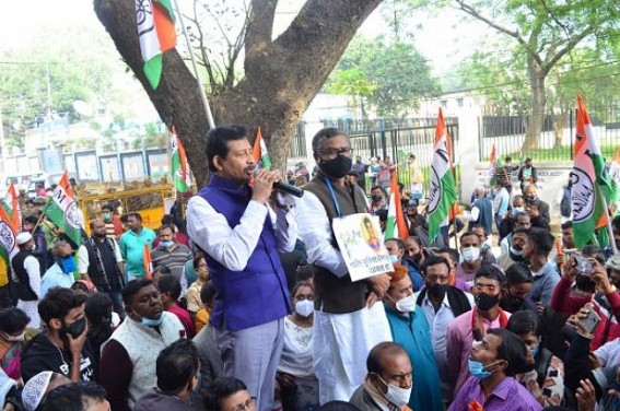 ‘Arrests of TMC activists from Peaceful Protest proves No Democracy in Tripura’ : Rajib Banerjee